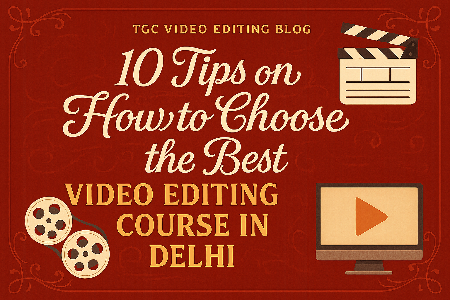 10 tips on How to Choose a Best Video Editing Course in Delhi